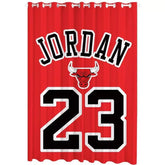 Chicago Basketball Logo Bulls Blackout Curtain for Living Room Bedroom Window Treatment